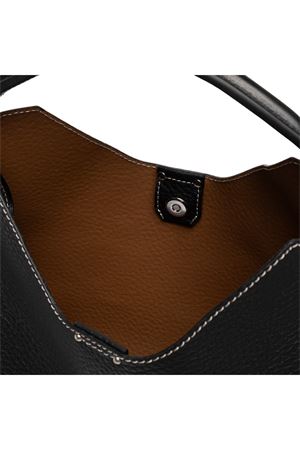 Aurora in pelle double grana maxi nera GIANNI CHIARINI | BS10566RNGDBLNANERO